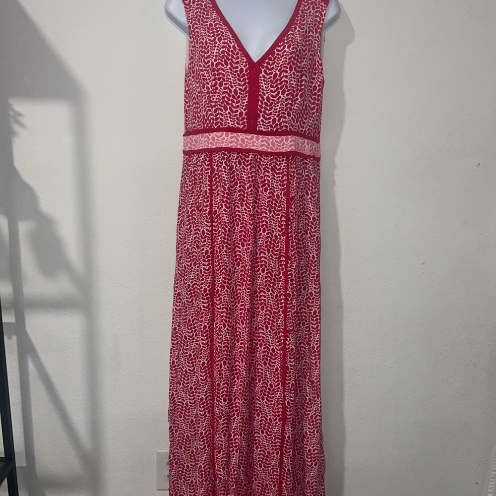 Boden Multicolored Sleeveless V-Neck Maxi Sundress